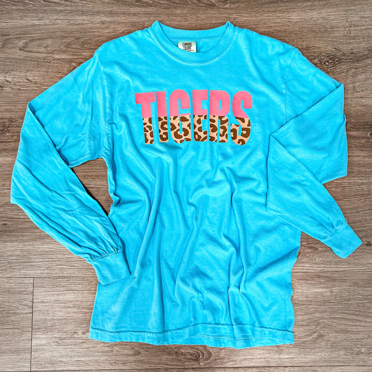 Tigers Cheetah Print Long Sleeve